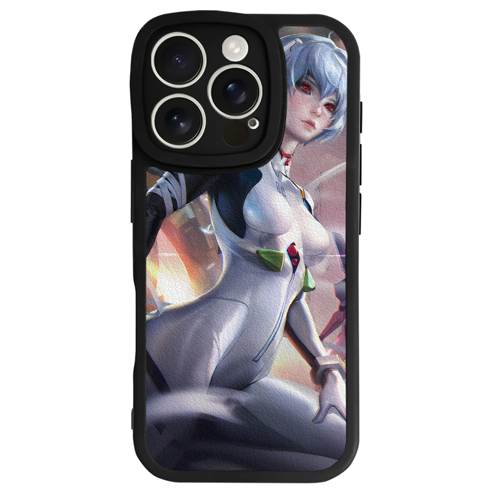 （画像用） EVA 新世紀エヴァンゲリオン 【iPhone 16シリーズ対応】シリコンスマホケース（レザー調） 材質：シリコン